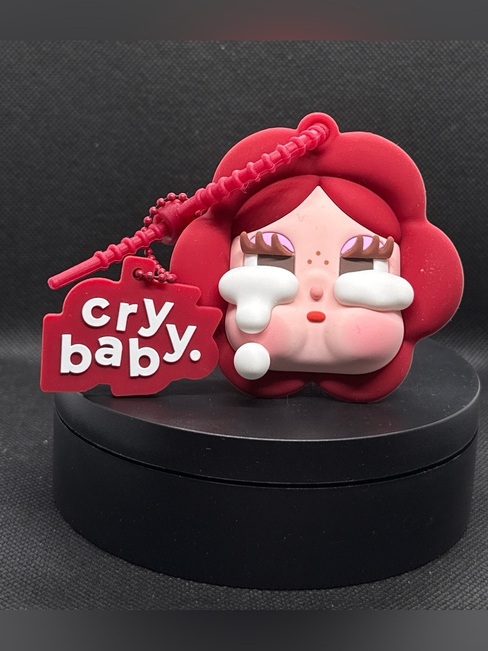Pop Mart Crybaby Limited Release Crying for Love Rose Pendant - RARE